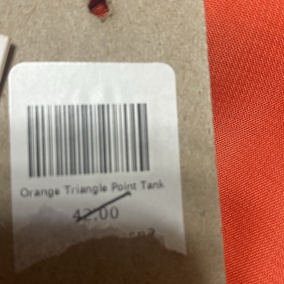 DO+BE orange cut out tank top size small NWT - Picture 6 of 7